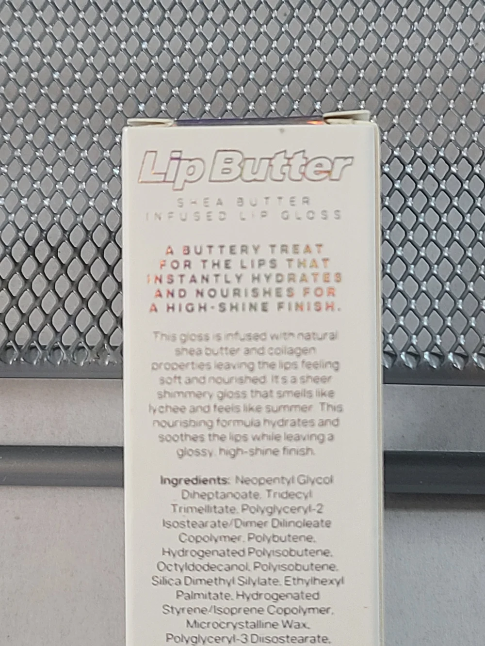 TYS Beauty Lip Butter - Butter Lychee Shea Butter Lip Gloss .21 Oz/6.5 Ml